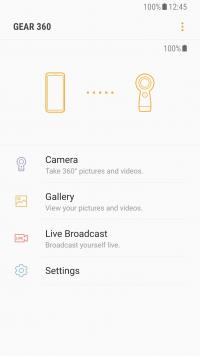 Samsung Gear 360 (New) Screenshot
