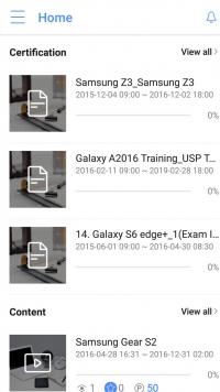 Samsung Plus Learning Screenshot