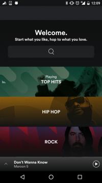 Spotify Hopper Screenshot