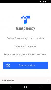 Transparency Screenshot