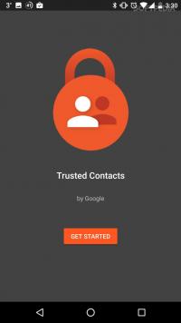 Trusted Contacts Screenshot