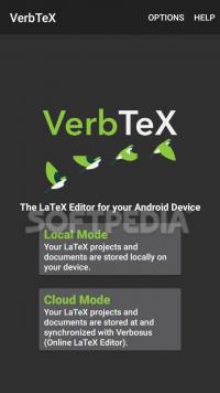 VerbTeX LaTeX Editor Screenshot