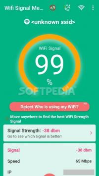 WiFi Signal Strength Meter - Network Monitor Screenshot