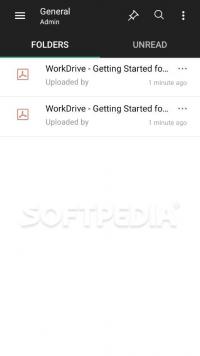 Zoho WorkDrive Screenshot