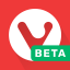 Vivaldi Browser with ad blocker: fast & private icon